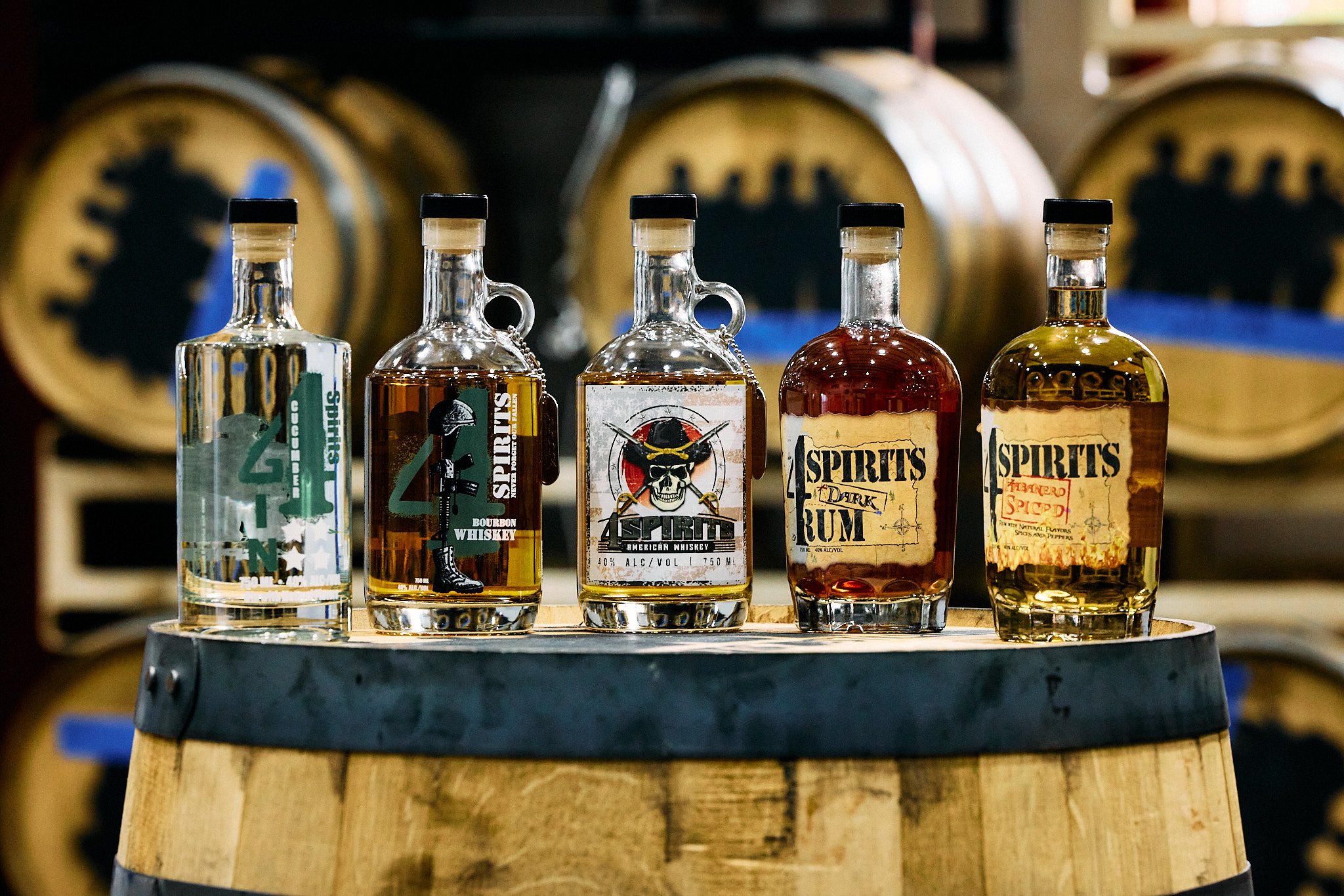 4 Spirits Distillery AwardWinning Craft Spirits Dedicated to